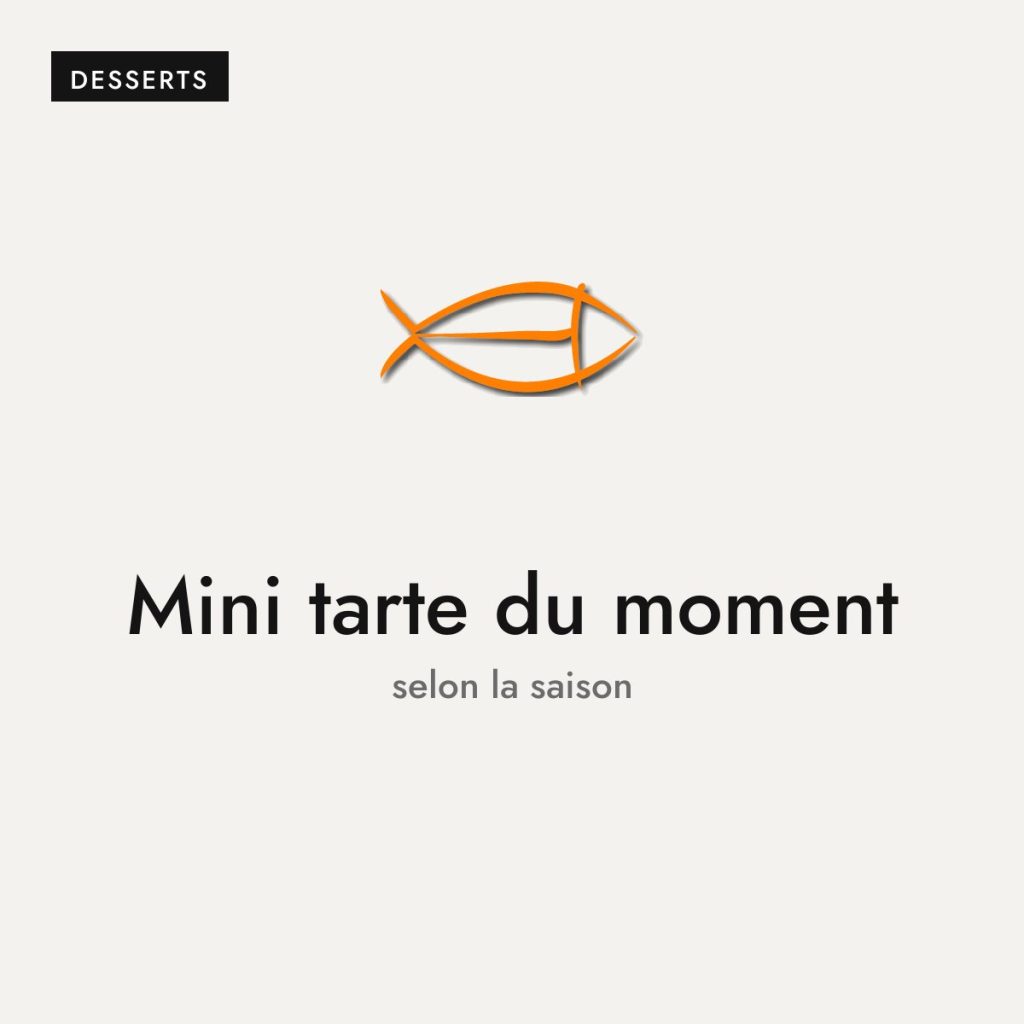 Mini tarte du moment