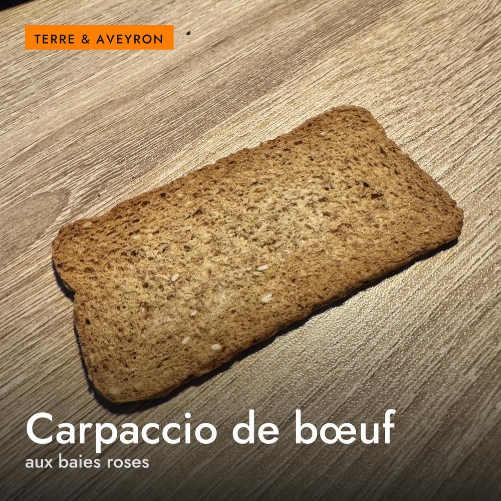 Carpaccio de bœuf
